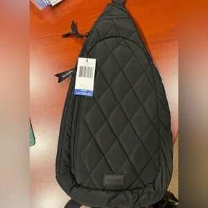 NWT black Vera Bradley Ultralight Essential Sling backpack